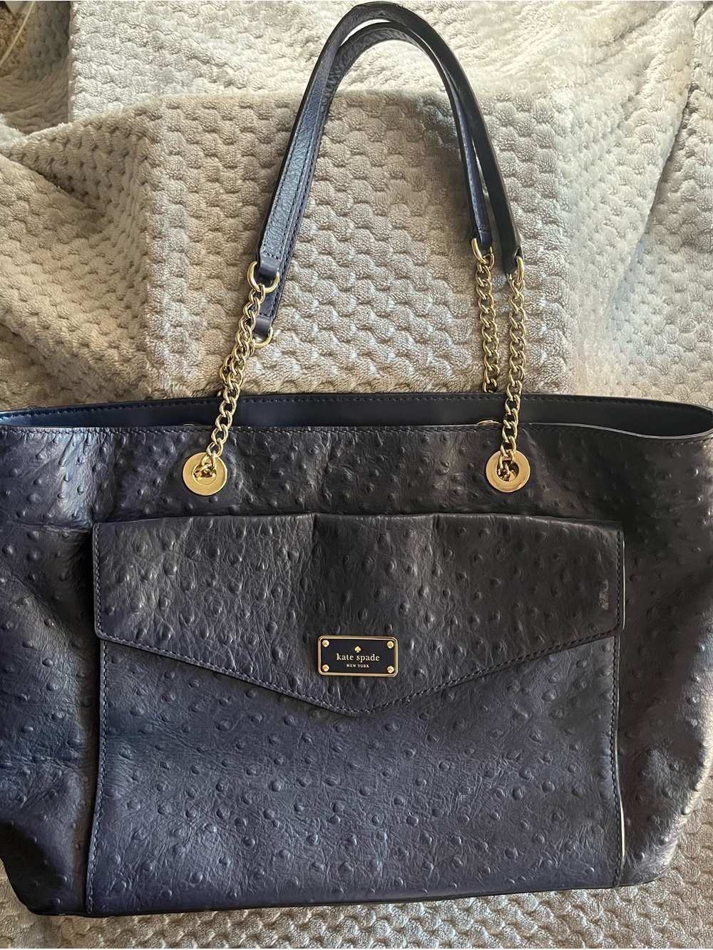 Kate Spade Halsey A La Vita Leather Handbag